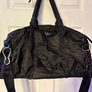 Black Women's Bag Lululemon yoga carry on versatile gorgeous bag